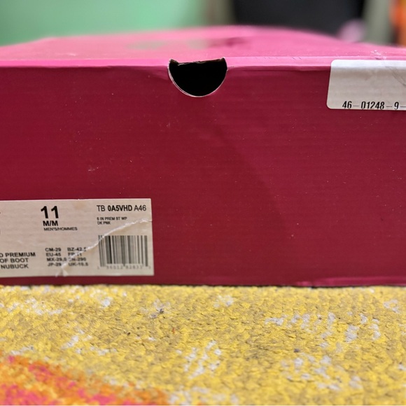 MEN’S NEW AWESOME PINK TIMBERLAND 50th ANNIVERSARY BOOTS Size 11 - Picture 12 of 15